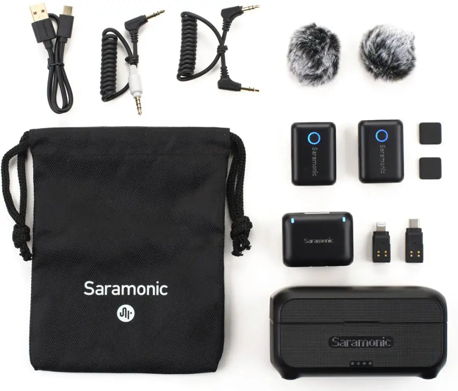 Saramonic Blink 500 B2+ Micro 2-Person Digital Wireless Microphone System for Cameras, Smartphones & Computers