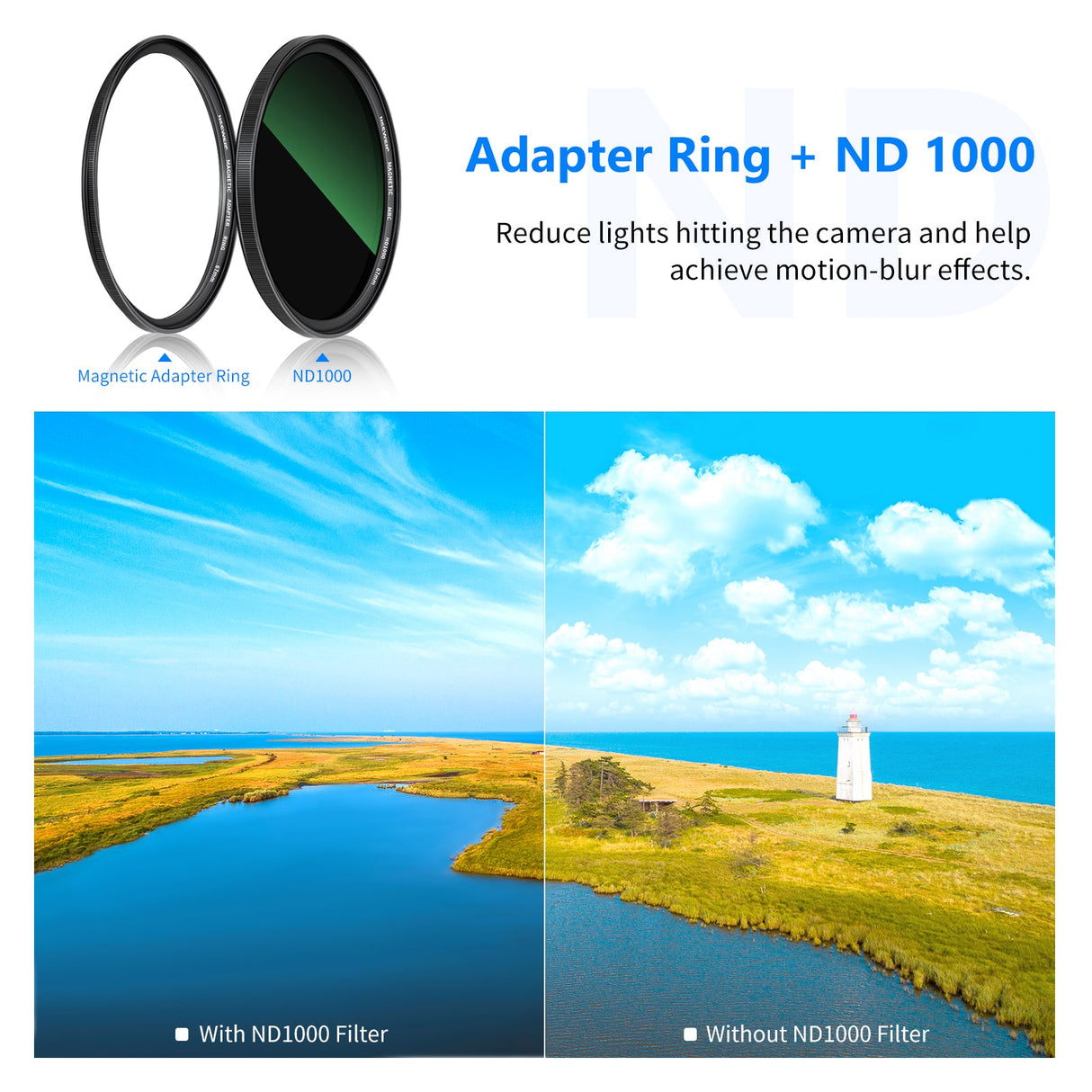 NEEWER 4-in-1 Magnetic Lens Filter Kit