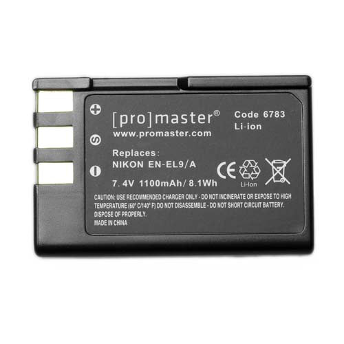 ProMaster Li-ion Battery for Nikon EN-EL9A - Image 3