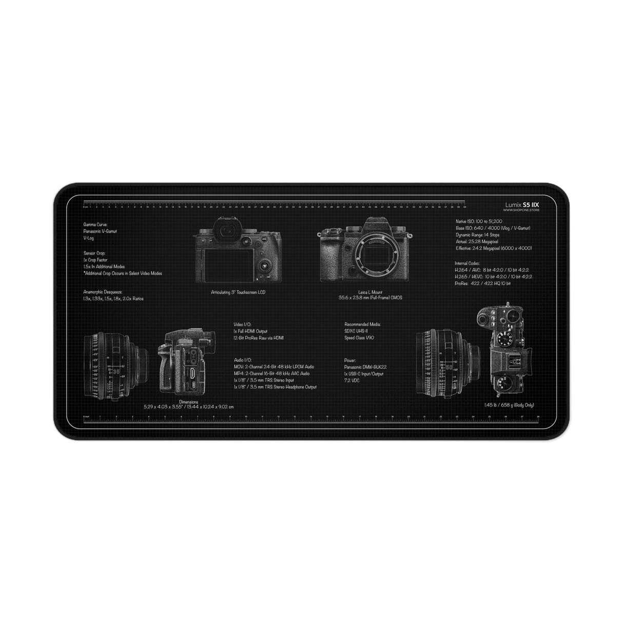 Panasonic Lumix S5 II X | Blackout Camera Mat