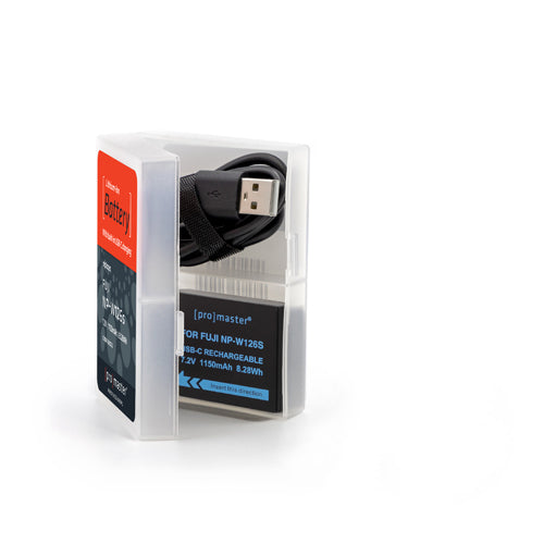 ProMaster Li-ion Battery for Fujifilm NP-W126s with USB-C Charging - Image 4
