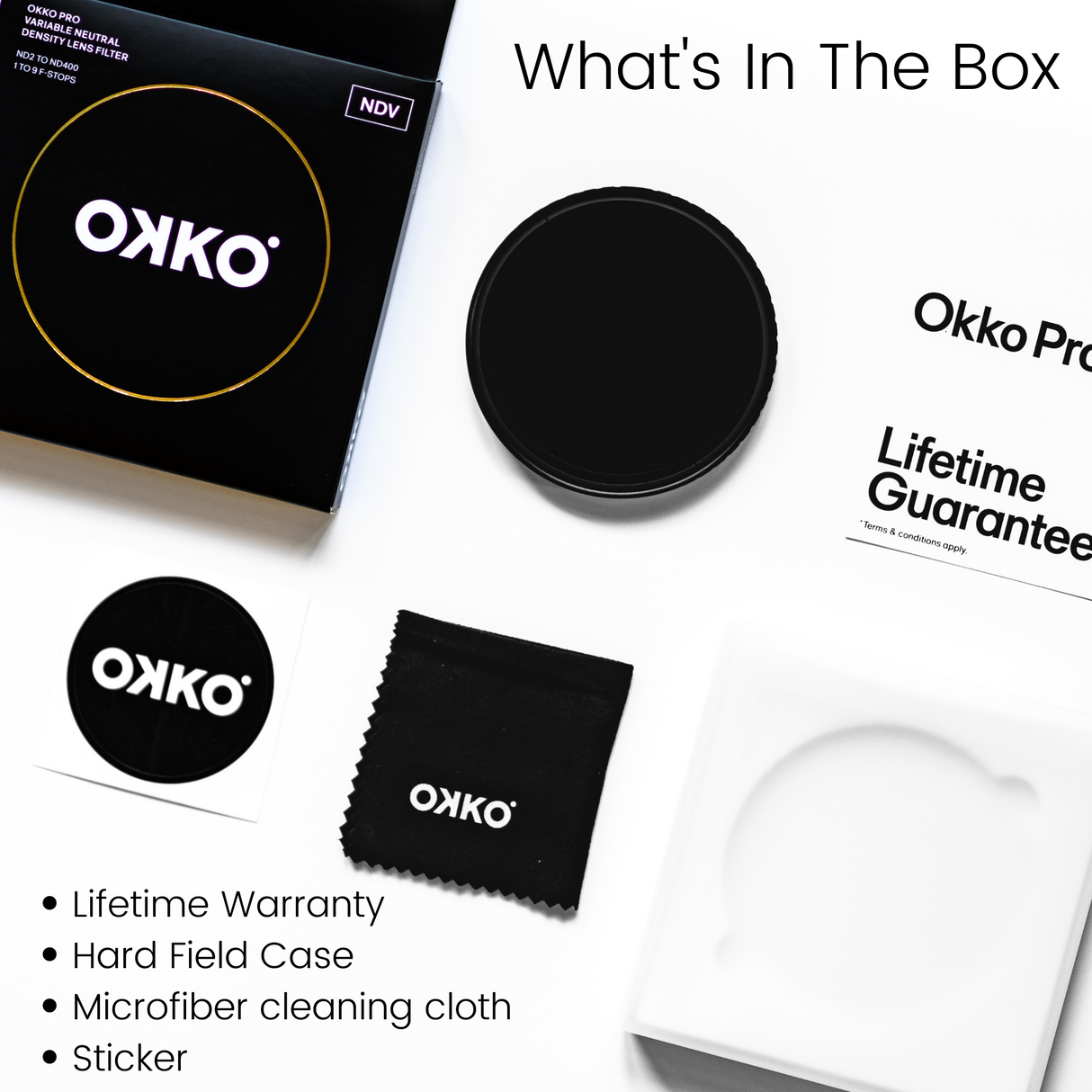 OKKO Pro Variable Neutral Density Filter NDV