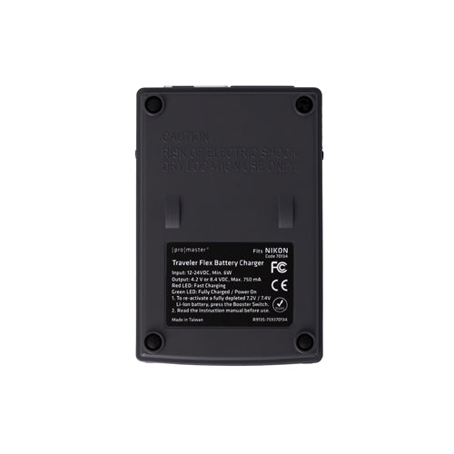 Traveler Flex Charger for most Nikon Batteries
