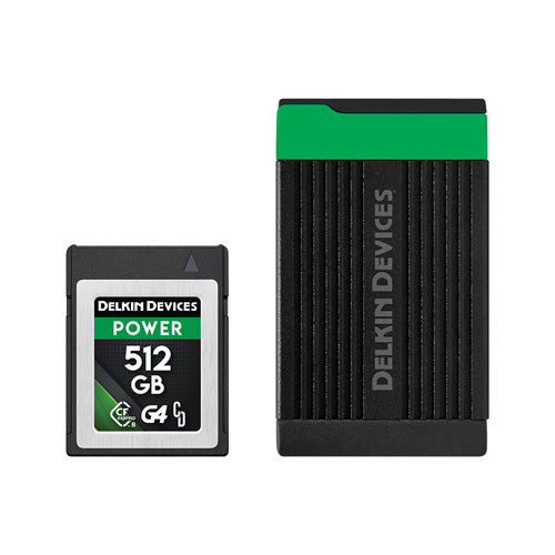 POWER CFexpress™ Type B G4 512GB Memory Card & Memory Card Reader Bundle