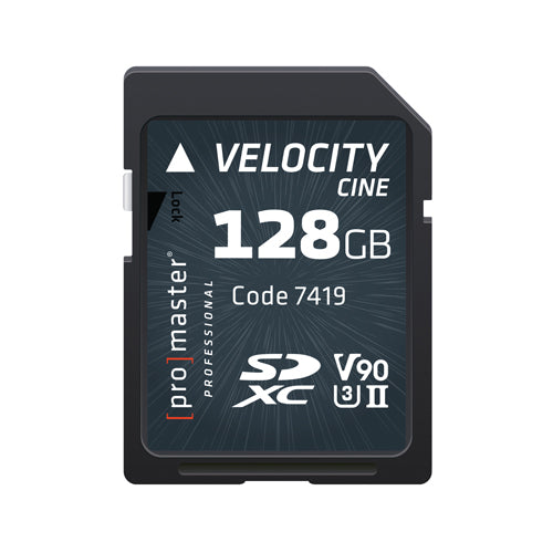 SDXC 128GB Velocity CINE