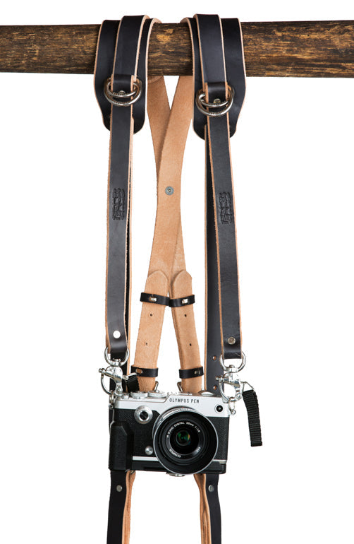 Skinny Money Maker | Thin Leather Camera Harness