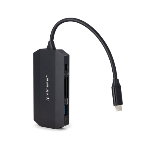ProMaster USB-C Card Reader & Hub for 2 SD Cards - Image 1