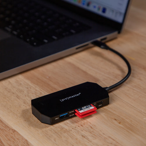 ProMaster USB-C Card Reader & Hub for 2 SD Cards - Image 5