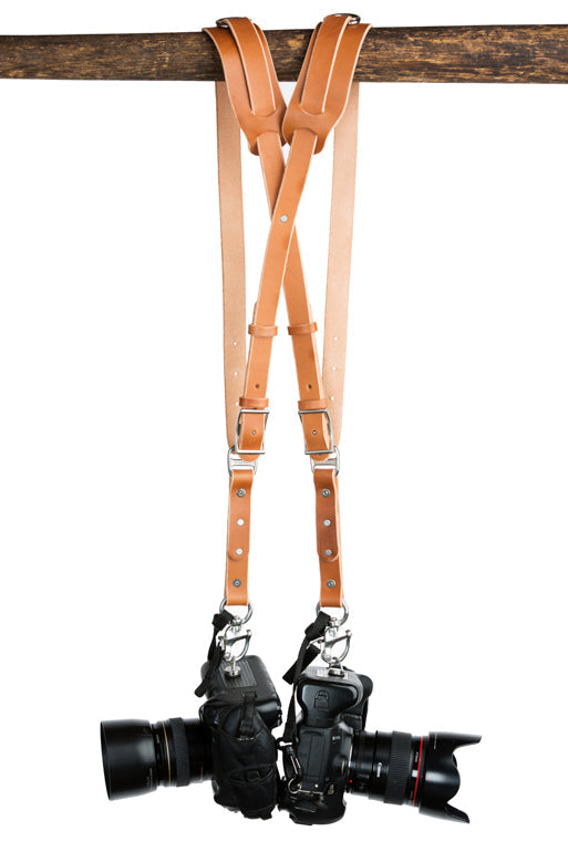 Skinny Money Maker | Thin Leather Camera Harness