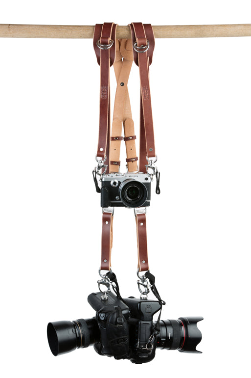 Skinny Money Maker | Thin Leather Camera Harness
