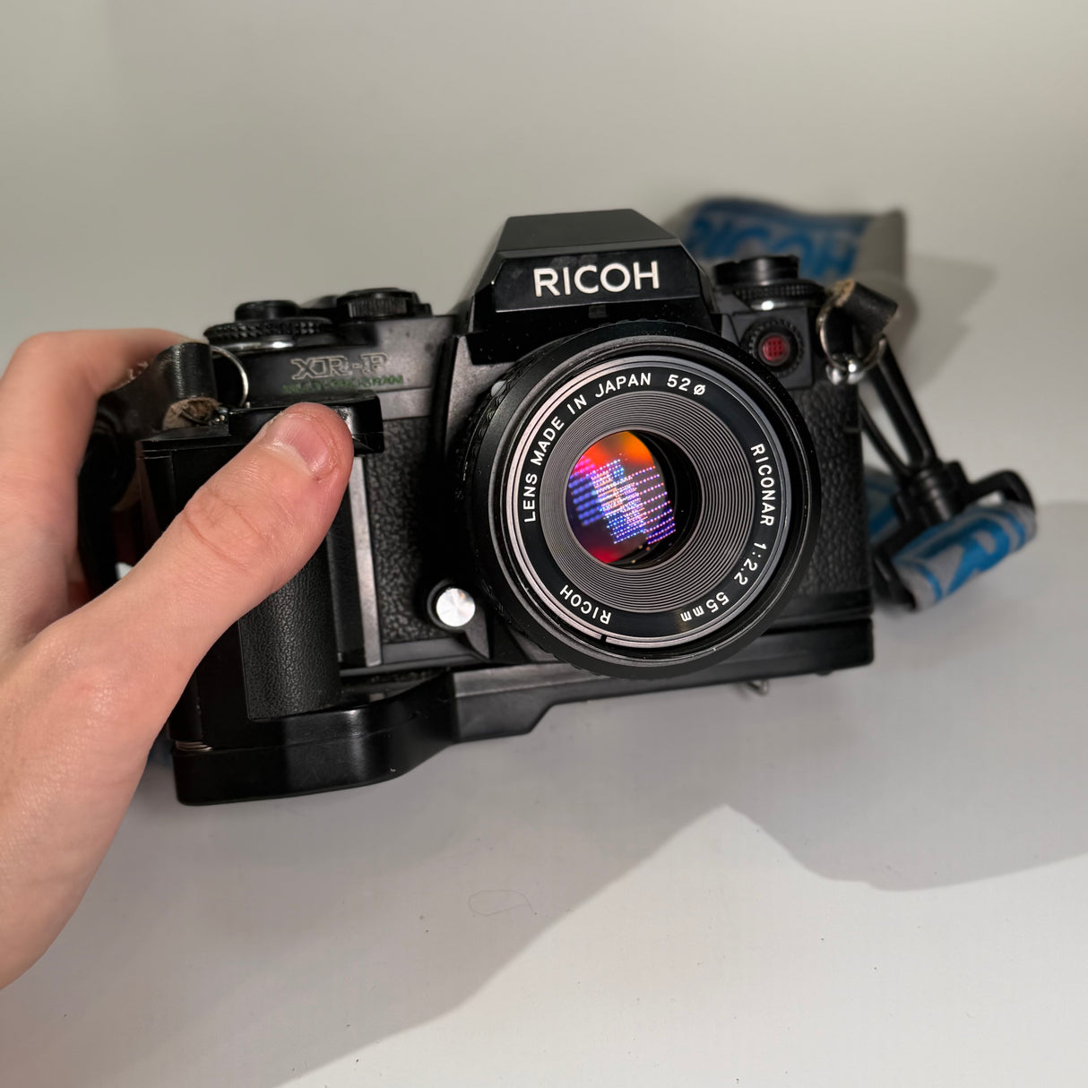 (USED) RICOH XR-P Multi-Program SLR Film Camera (with lens and power grip)