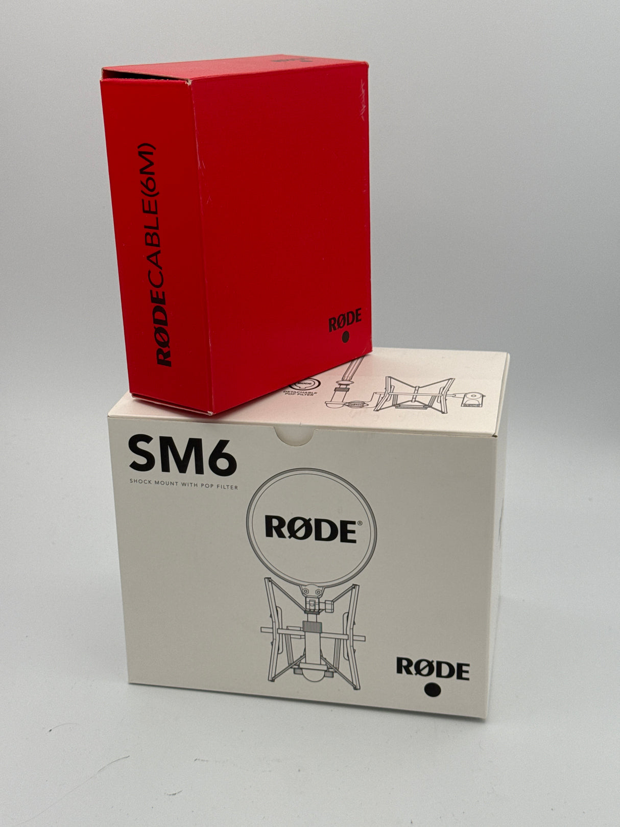 Used Rode SM6 Shock Mount & Pop Filter with XLR Cable