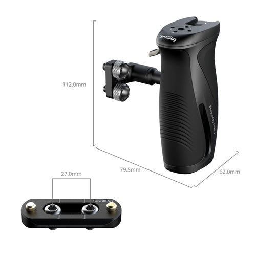 SmallRig Rotating Side Handle with 1/4"-20 Screws