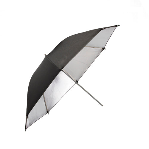 PP UMBRELLA-BLACK/SILVER-36"