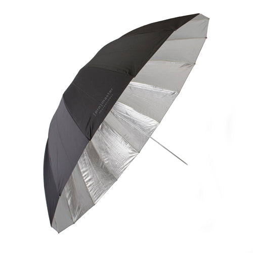 PP UMBRELLA-BLACK/SILVER-72"