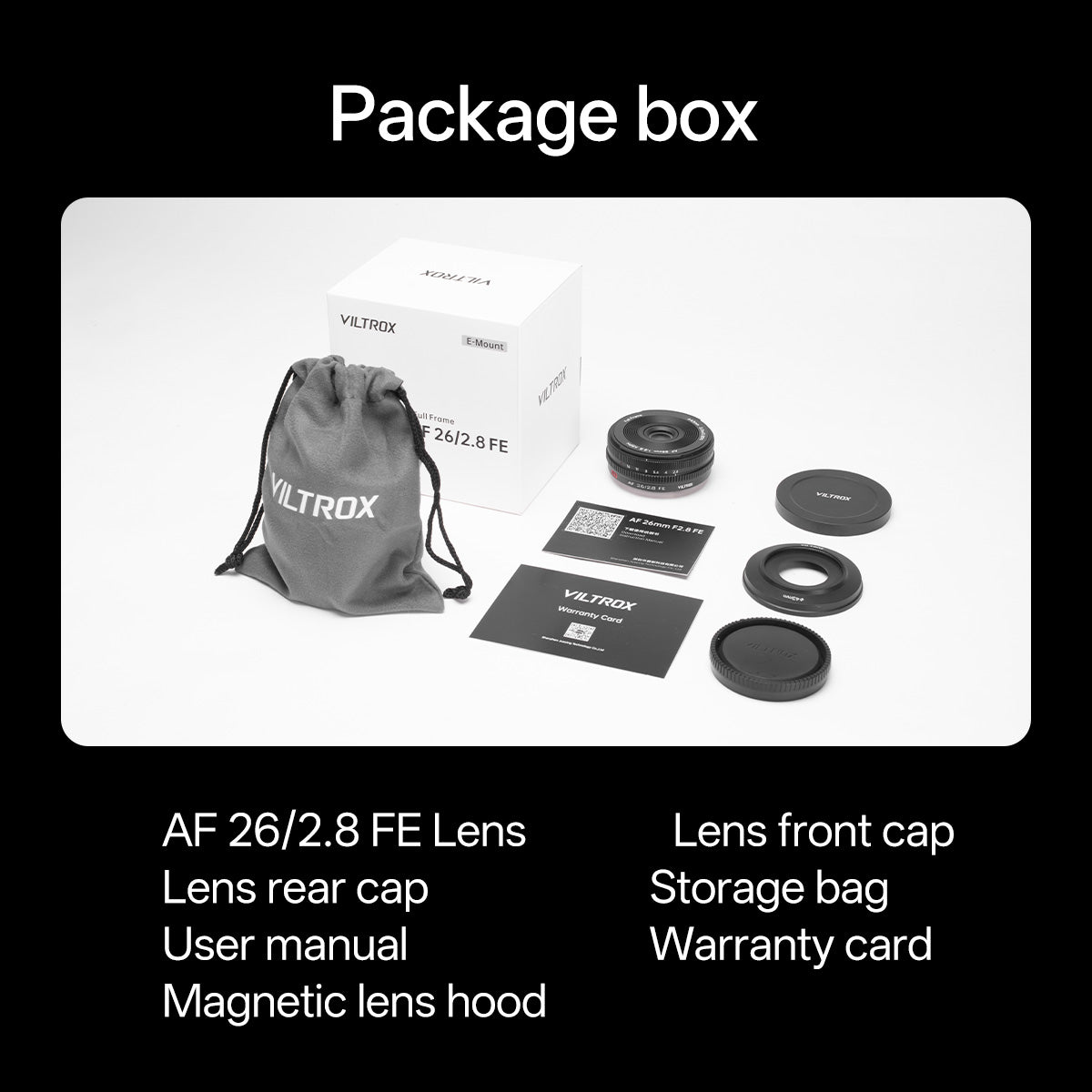 Viltrox AF 26mm F2.8 EVO Full-Frame Lens