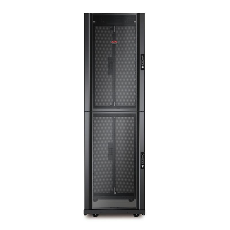 APC NetShelter SX Colocation 2 x 20U 600mm Wide x 1070mm Deep Enclosure w/Sides Black