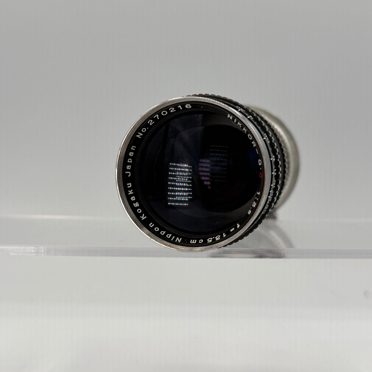 (USED) VINTAGE Nikkor-Q.C 13.5cm f/3.5 Nippon Kogaku Lens