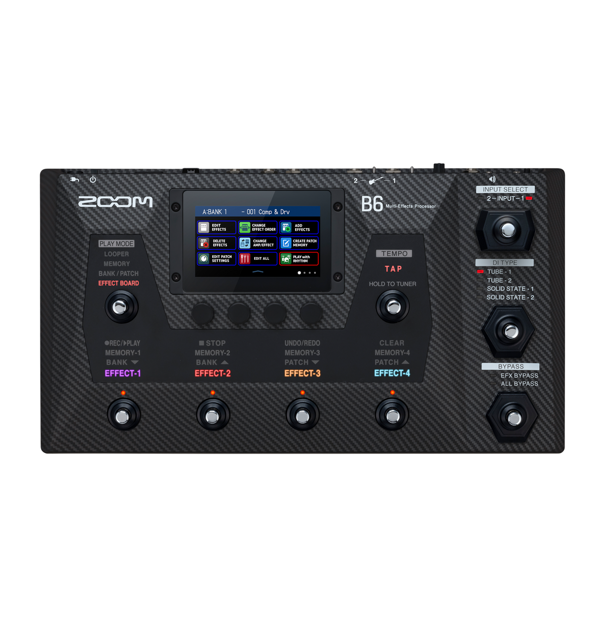 Zoom Multi-Effects Processor for Bass