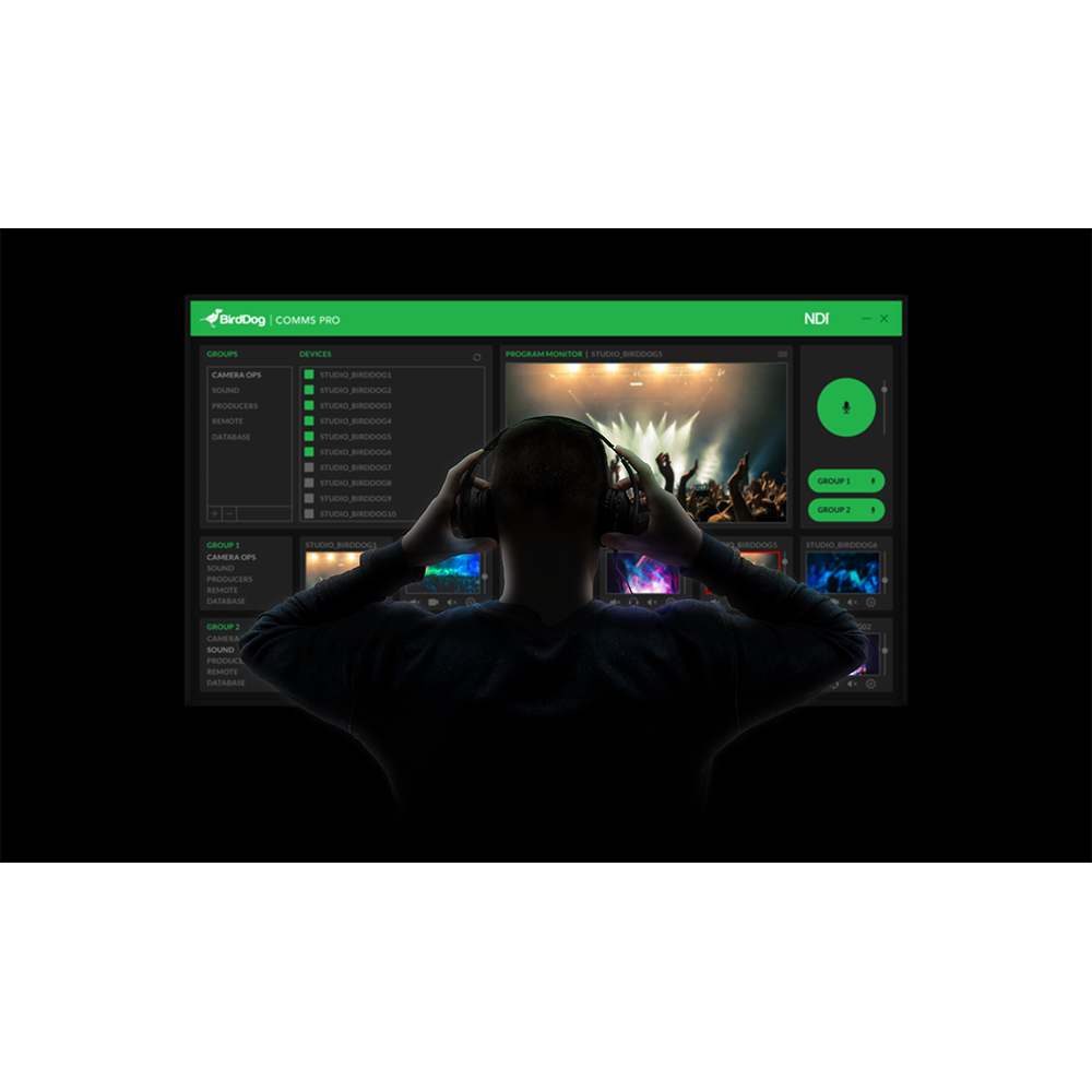 BirdDog COMMS Pro Software Application