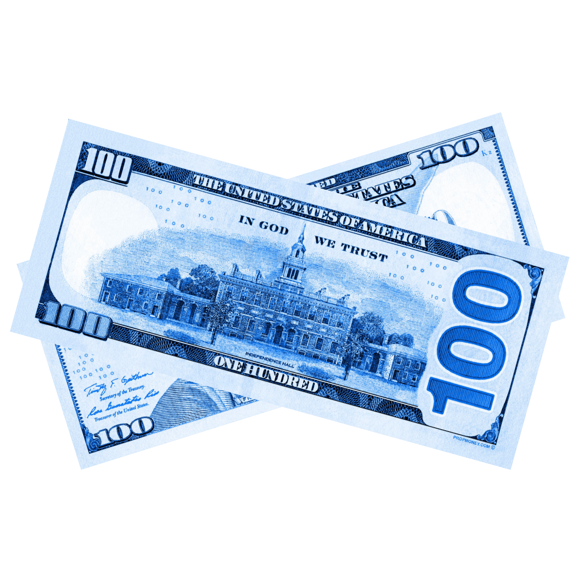 100x $100 New Series Blue Bills