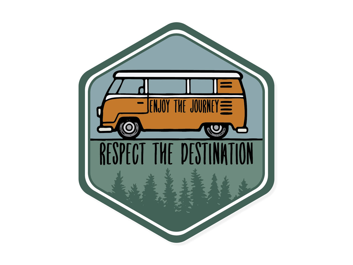 Bus Destination Sticker (Forest)