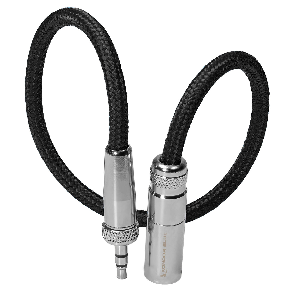 12" Mini XLR to 3.5mm TRS Locking Screw Plug for Lavalier/Lapels
