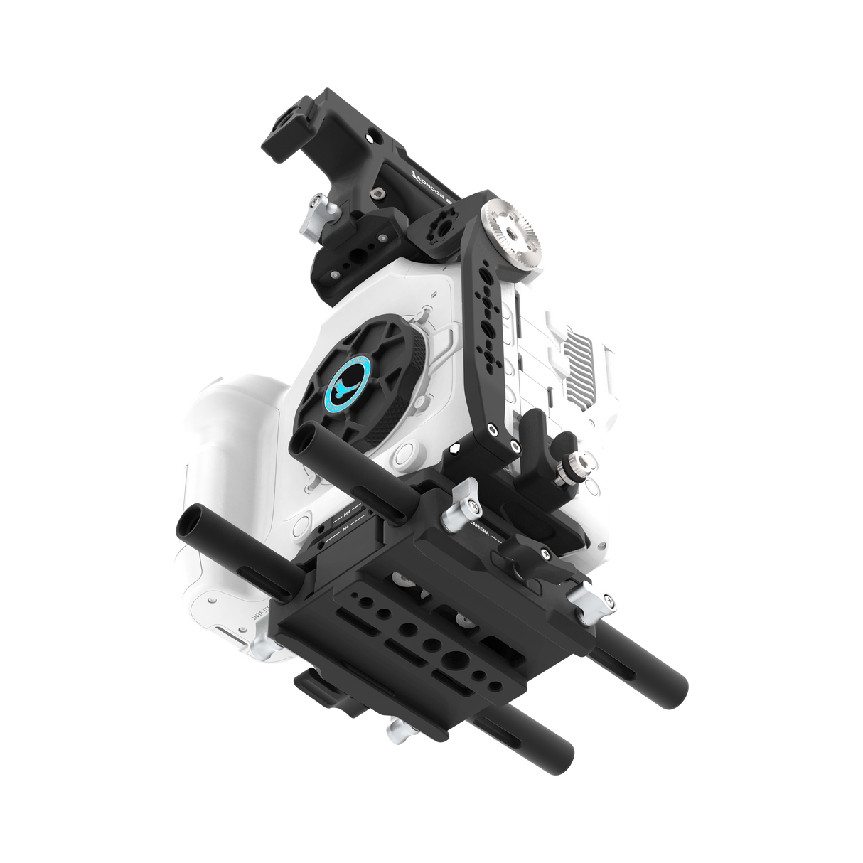 Kondor Blue Canon C80 Base Rig (Space Gray) — detail
