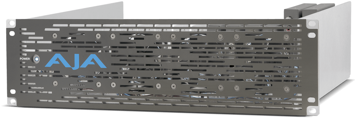 AJA DRM2 3RU Mini-Converter Rackmount Frame with 200W Power Supply, Passive Faceplate