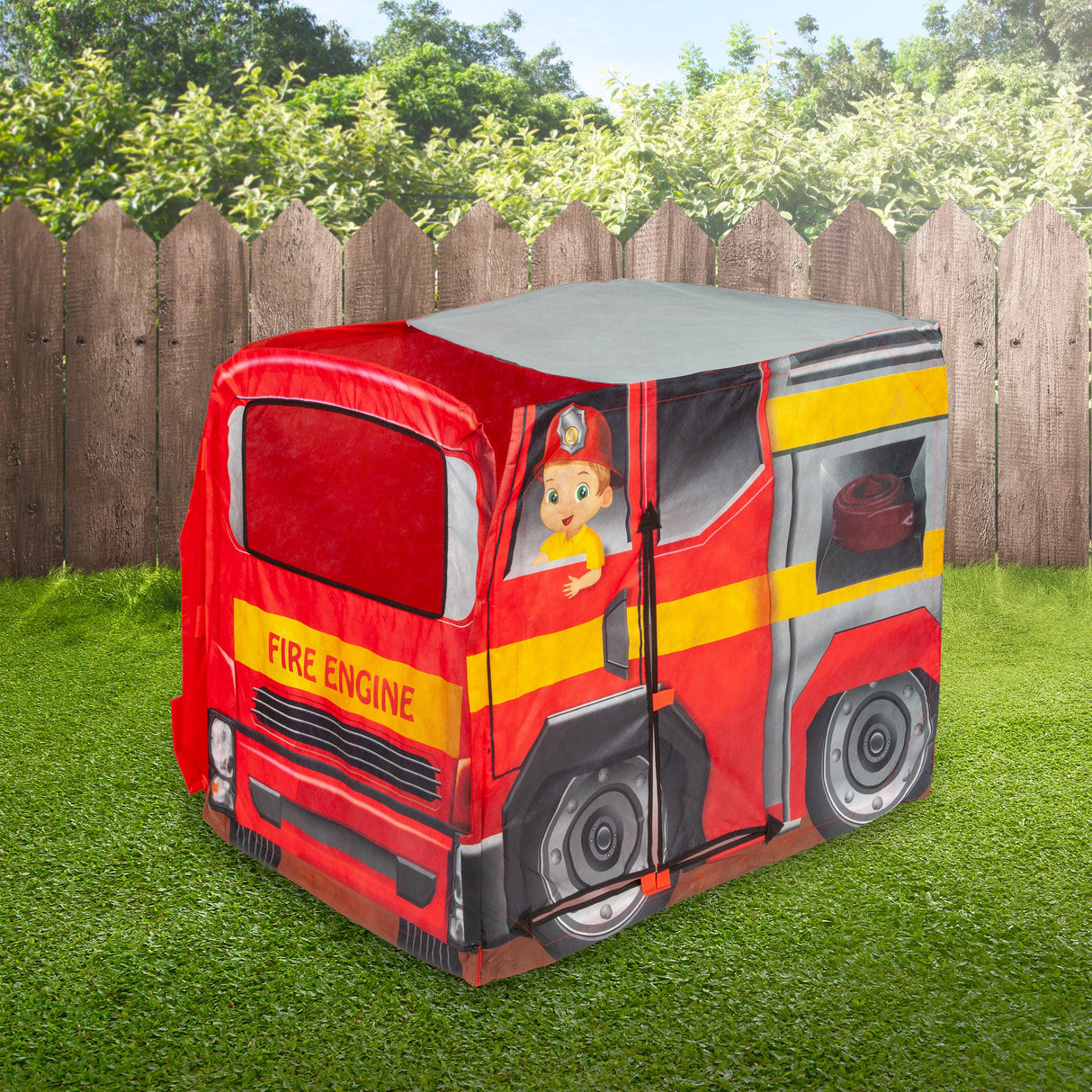 ExploreHut Fire Engine Collapsible Tent