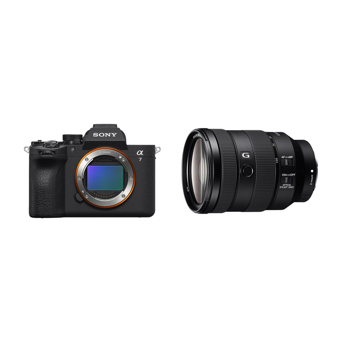 Bundle - Sony a7 V (Body Only) and FE 24-105mm F4 G OSS