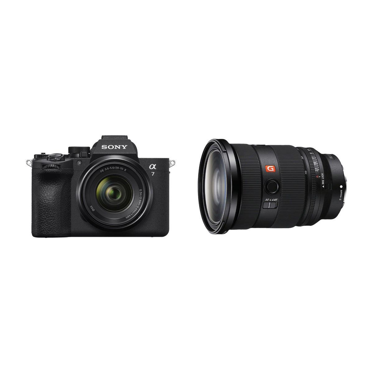 Bundle - Sony a7 V with FE 28-70mm F3.5-5.6 OSS II Lens Kit and FE 24-70mm F2.8 GM II