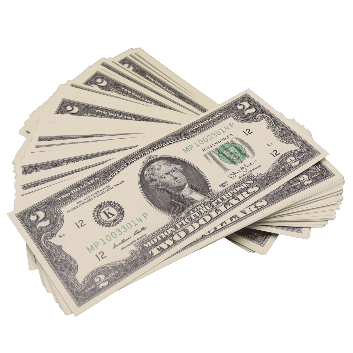 $200 Full Print 1990 Series Stack