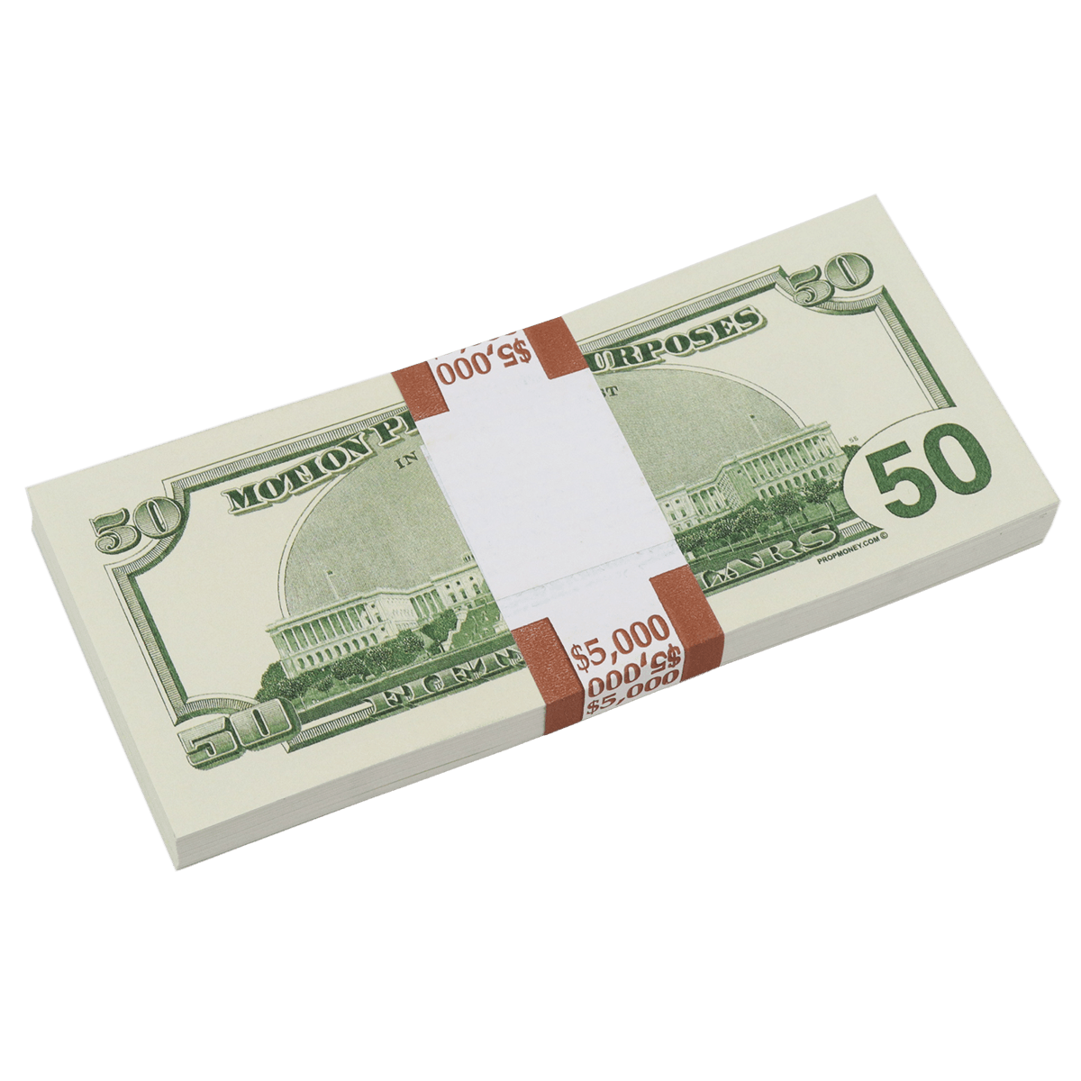 $5,000 Full Print 2000 Series Stack