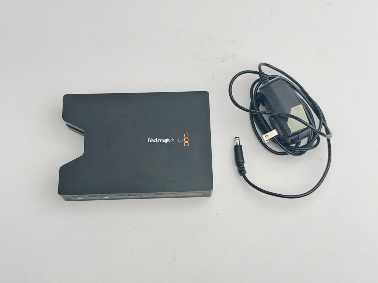 Blackmagic Design HyperDeck Shuttle SSD Field Recorder With Power Supply