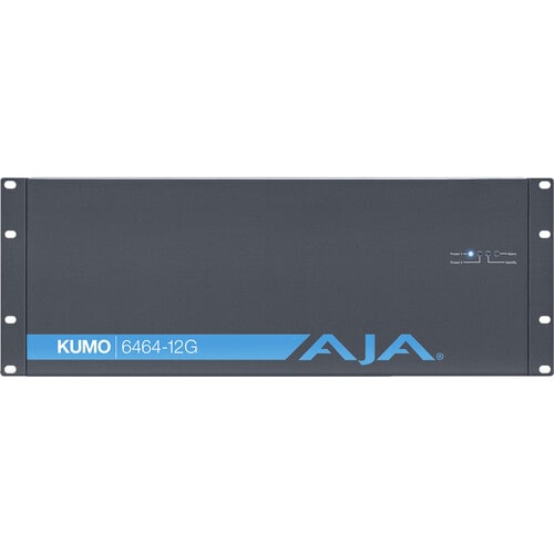 AJA KUMO 64x64 Compact 12G-SDI Router with 1 Power Supply