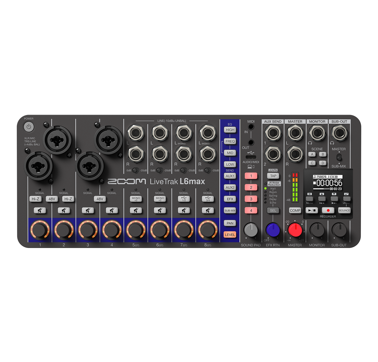 Zoom LiveTrak L6 Max