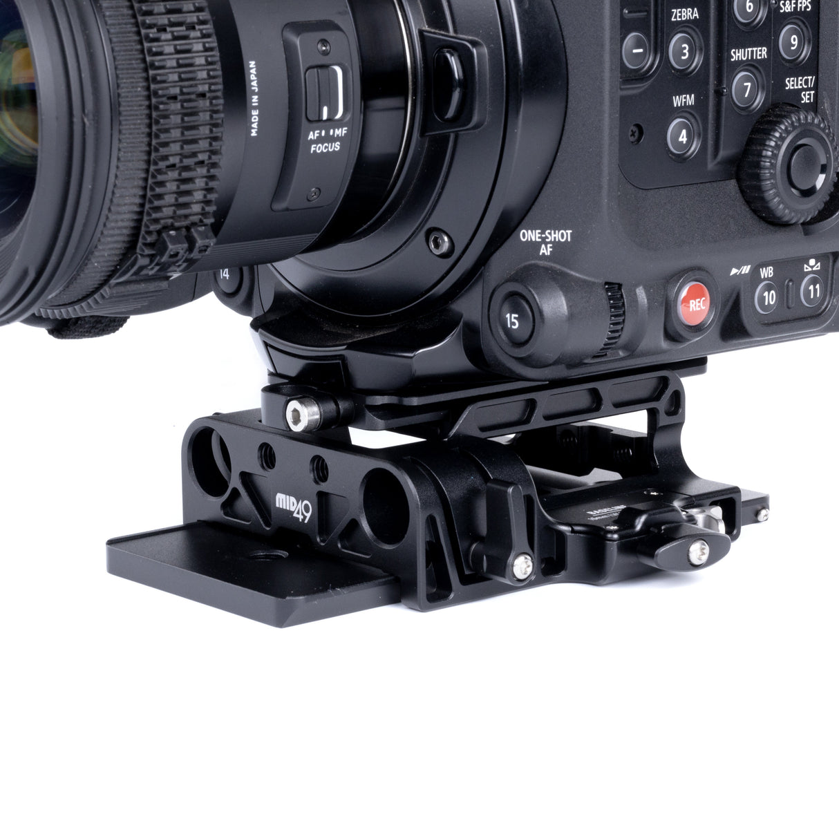 Baseline 15mm LW For Canon C400, C300 MK III, C500 MK II, C200, C200B, C700 / Blackmagic Pocket 6K / Kinefinity MAVO Mark 2 Baseplate