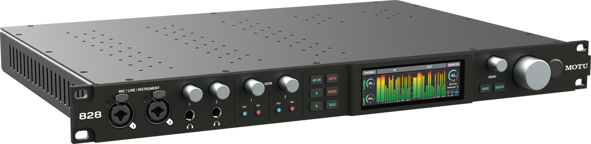 MOTU 828 28 x 32 USB3 Audio Interface for Mac, Windows and iOS with Mixing and Effects