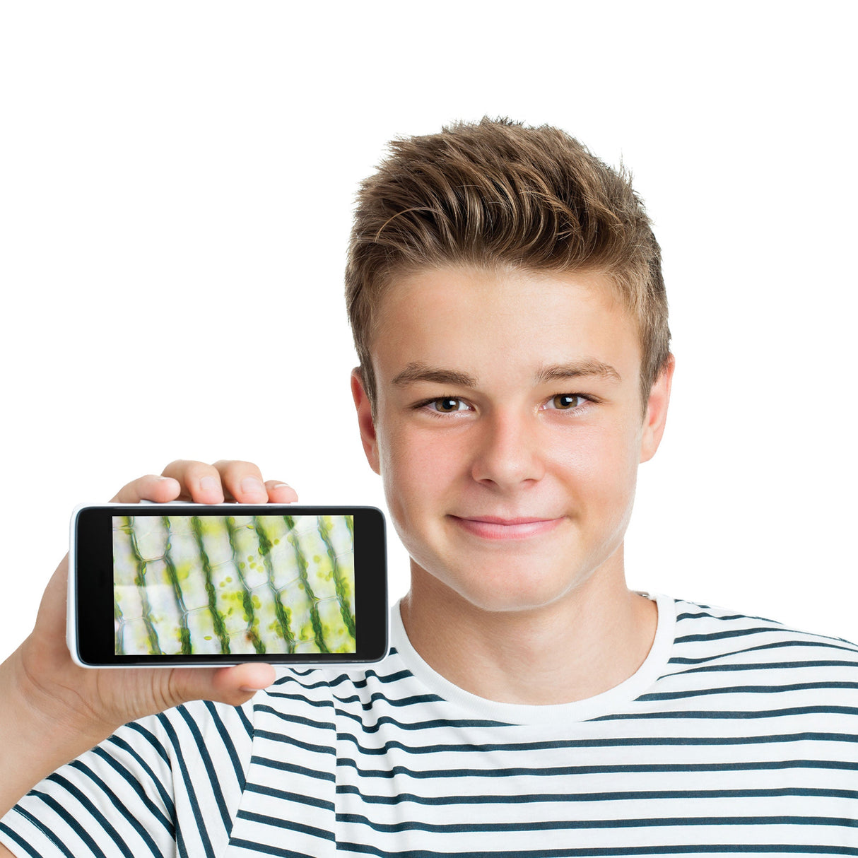 Certified Pre-Owned National Geographic 40x-640x Magnification Microscope with Smartphone Camera Adapter