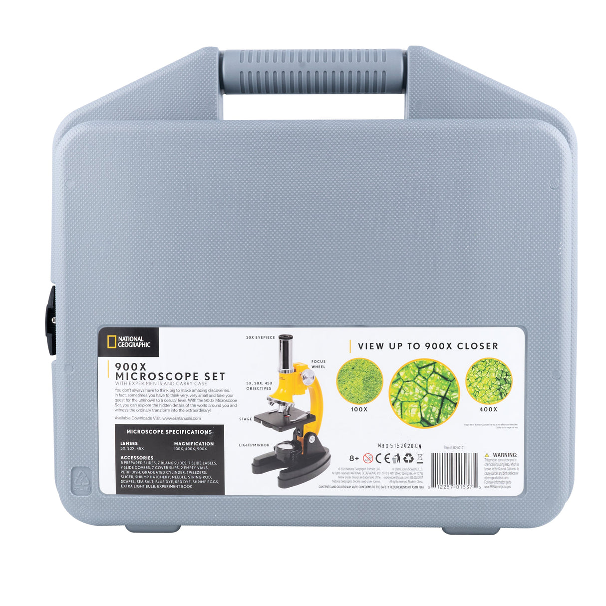 National Geographic 900x Microscope with Hard Case