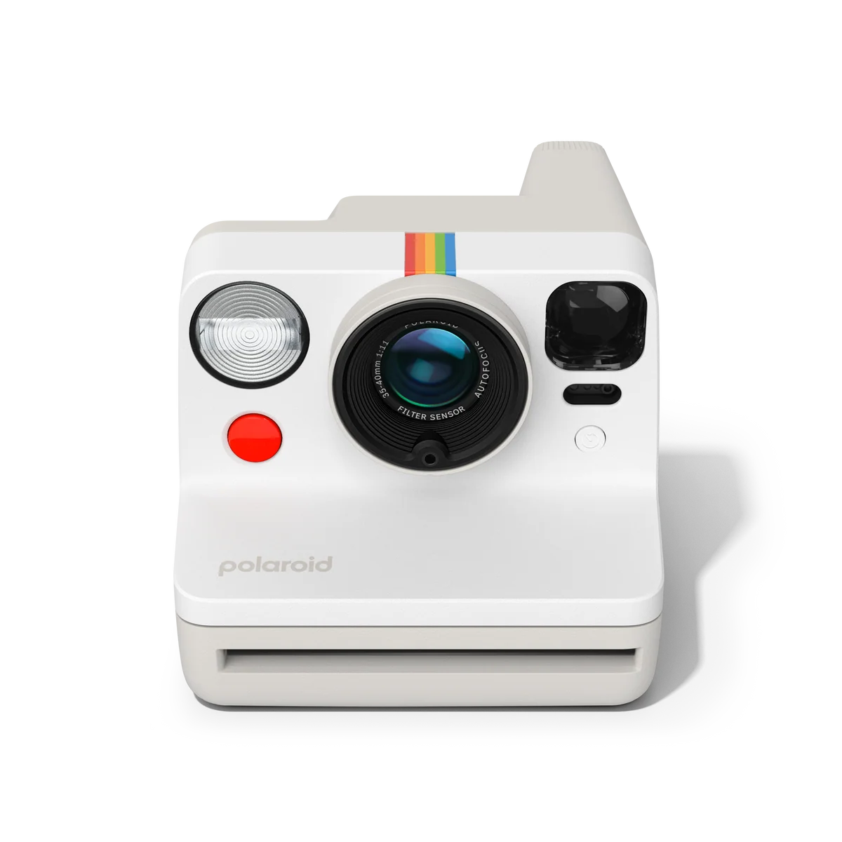 Polaroid Now Generation 3 instant camera in Pebble White