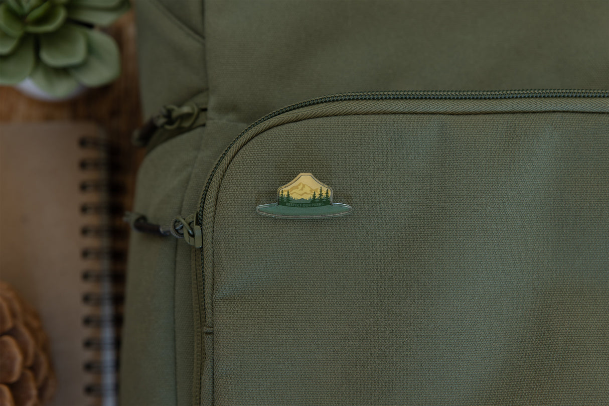 Park Ranger Hat Acrylic Pin