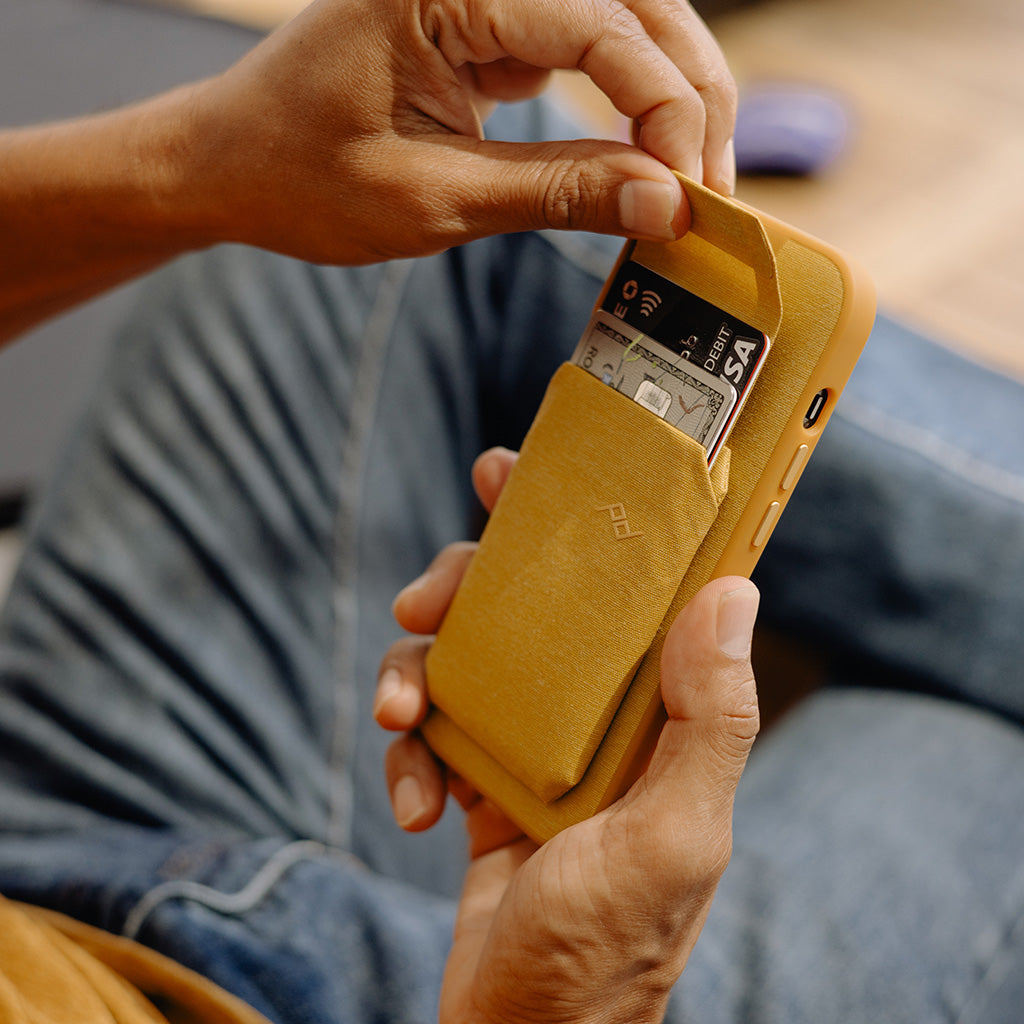 Mobile Wallet | Slim Wallet | Redwood | Fabric