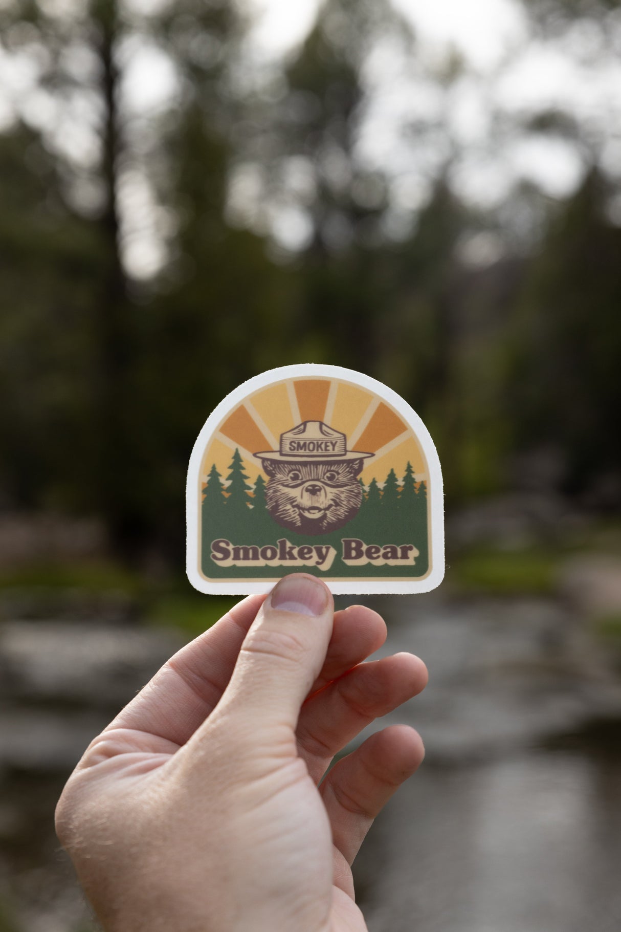 Smokey Bear Sticker
