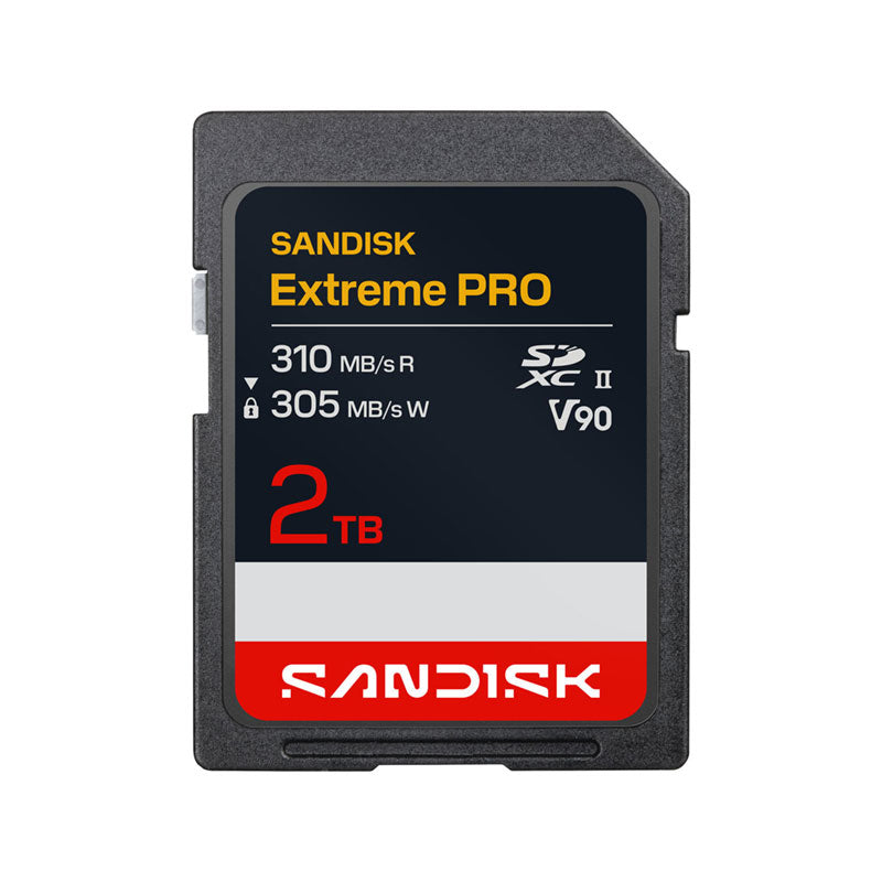 SanDisk Extreme Pro SDXC Memory Card UHS-II V90 2.0TB