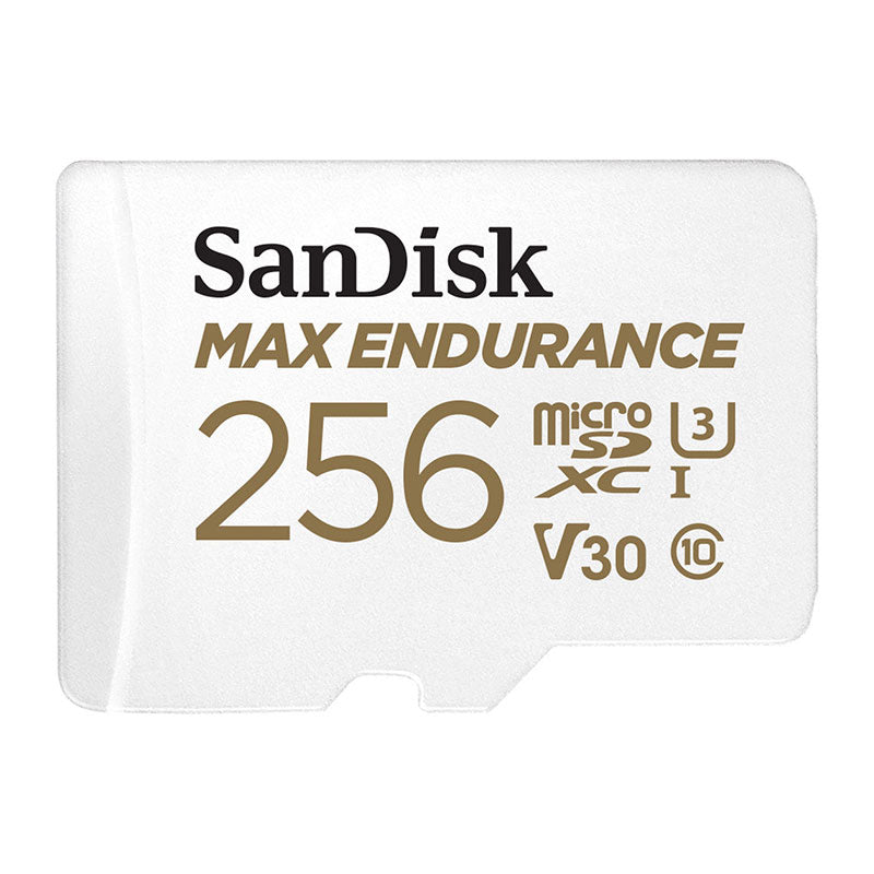 SanDisk MAX Endurance MicroSDXC U3 V30 C10 Full HD recording w/Adapter 256GB