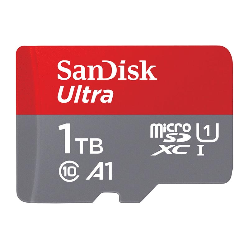 SanDisk Ultra microSDHC Memory Card C10 UHS U1 A1 Card W/Adapter 1TB