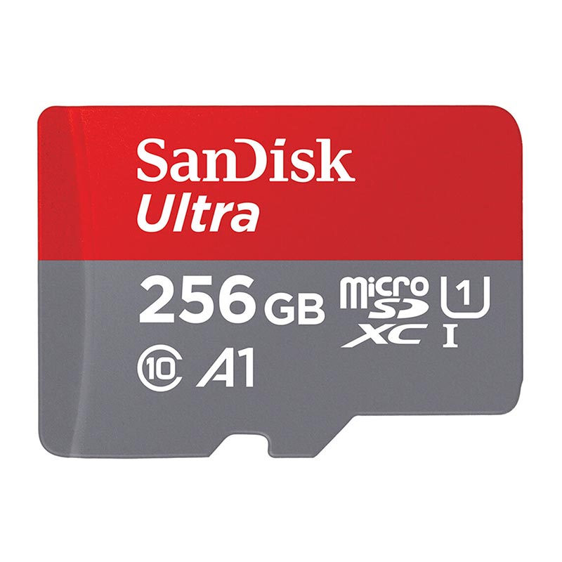 SanDisk Ultra microSDHC Memory Card C10 UHS U1 A1 Card W/Adapter 256GB