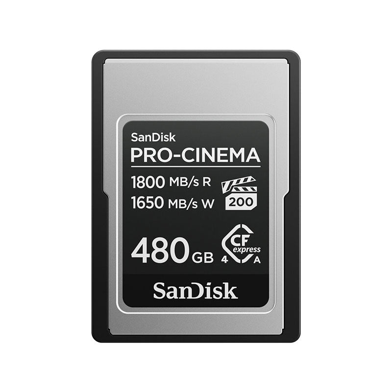 SanDisk PRO-CINEMA CFexpress Card Type A W/JC RPD2 VPG200 480GB